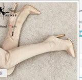 Over-Knee Boots High Heel Side Zipper Female Boots Wish Female Boots HZ0115