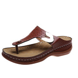Large-Size Slippers Women 2025 Spring And Summer New Fashion Slope And Flip-Flops Wearing Beach Slippers Women HZ0115