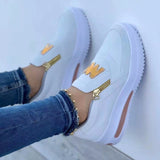 Spring 2025 New Sports Single Shoes Women Flat Bottom One Foot Pedal Solid Pink Casual Round Head Single Shoes HZ0115