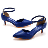 5 Cm Large Hollow Sandals Low Heel Pointy Shoes White Pointed Wedding Shoes Women Wedding Photography Women Sandals HZ0115