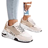 Wish Large-Size Single Shoes Autumn New Thick-Edged Slid Laced Old Dad Shoes Casual Sports Women's Shoes HZ0115