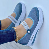 2025 Summer New Canvas Textile Solid Color Daily Low-Help Black Slope Round Head Single Shoe HZ0115