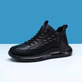 2025 New Casual Single Shoe Men 48-Yard High-Top Pu-Pressing Casual Sneakers Loose With Lefu Shoes HZ0115