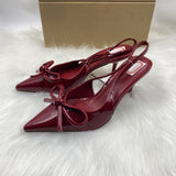 ZAJ2025 Spring New Pointed Bow Temperament High Heel Shoes Fashion After The Empty Single Shoe Woman HZ0115