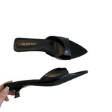 New Pointed Fine-Heeled Sandals Women Back Empty French Style Cool Slippers High Heel Cool Slippers Women HZ0115
