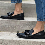 The New Tip Of The New Product In The Spring And Autumn Of 2025 40-43 Shallow Buckle With Large-Size Casual Single Shoe Women HZ0115