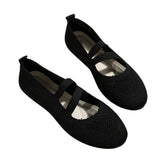 Flat-Soled Single Shoes Women's New Large-Size Round-Head Cover In Autumn 2025 HZ0115