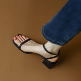 The Classic One-Few Side With A Word With Sandals In The Toe Of The Woman Summer Coarse HZ0115