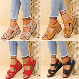2025 New Large-Size Lady Slope And Thick-Soled Sandals Fish Mouth With Casual Sandals HZ0115