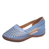 Large-Size 2025 New Women's Bag Head Hollow 40-43 Large Flat-Bottomed Women's Singles Breathable Women's Sandals HZ0115