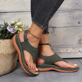 Wish Women's Shoes 2025 New Roman Wind With Women's Sandals 43 Large-Size Sandals HZ0115