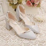Single Shoes 2025 New Baotou Sandals Women's Summer Thick And Summer With Summer Bridesmaids High Heels Heels HZ0115
