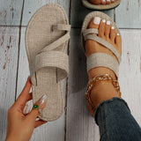 2025 Spring And Summer New Large-Size Cobage Women's Slippers Set Fashion Comfortable Flat Women's Cool Slippers HZ0115