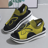 Large-Size 2025 Summer New Leisure Flying Hollow Fish Mouth Beach Women's Sports Sandals HZ0115
