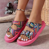 2025 Thick Bottom Slippers Women Women Women Slippers Large Belt Buckle Soft Base Color Slippers Women HZ0115