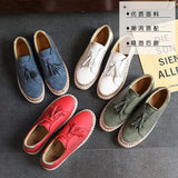 2025 Ms. Casual Flat-Soled Single-Shoe Large-Size Round Head Pedaled Shoes Tuxedry Single Shoes HZ0115