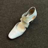 New Retro Ballet High Heel Children Thick Heel Cross-Lace Hollow Casual Head Sandals HZ0115