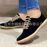 Large-Size Women's Shoes Single Shoes Casual 2025 Autumn And Winter New Light Women's Singles Shoes HZ0115