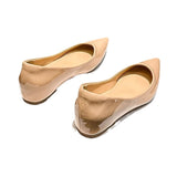 Naked Flat Shoes Women 2025 Spring And Autumn New High-End Commuting Fashion Single Shoes French Light Tip Low Heels HZ0115