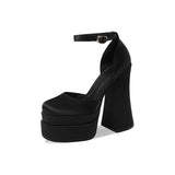 Not Tired Of The Main Wedding Wedding Shoes Artifact 2025 New Small Thick Heel Waterproof High Heels High Heels Engaged Banquet Shoes HZ0115