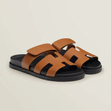 2025 Summer New Thick Bottom Cool Slippers Large-Size Magic Sticker Outside Wearing Casual Women's Shoes HZ0115