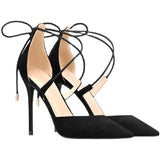 Rome With High-Heeled Shoes Women's Spring And Autumn 2025 New Design Sense Small Pointed Head Fashion Single Shoes HZ0115