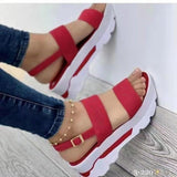 2025 New Summer Code With Sweet Wind Slope And Sandals Woman HZ0115