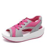 2025 Large Summer New Rocking Women's Sandals Pine Cake Thick Soles With Sandals Beach Shoes 43 Yards HZ0115