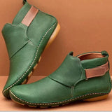 New Large-Size Women's Boots 2025 Autumn And Winter Short-Clinic Velo Sticker Women's Boots Low And Martin Boots HZ0115