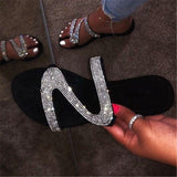 Diamond S Slippers Women's New Comfortable Flat Bottom Clip Large Cool Slippers In The Summer Of 2025 HZ0115