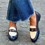 2025 Summer Wish Casual Round Head Lefu Shoes 40-43 Large-Size Color Set Feet Ladies Single Shoes HZ0115