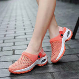 2025 Summer New Breathable Flying Shoes Korean Version Of Women's Shoes Sandals Low-Top Casual Shoes For A Long Time HZ0115