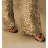 2025 New High-End Rivet Clip Cool Slippers Velvet Word High-Slip Slippers Women's Summer Wear HZ0115