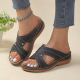 Large Women's Shoes 2025 Summer New Roman Wind Hollow And Breathable Low With Bohemian Breeze Cool Drag HZ0115