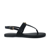 Net Red Black Word Drag Sandals Women 2025 Summer New Small Scent Wind Flat Shoes Toe Roman Shoes Outside Wearing HZ0115