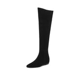 Wasteland Wind Retro Knee Long-Tice Boots Women 2025 Autumn And Winter New Fashion Thin Sharp Head Inside The Raised Boots HZ0115