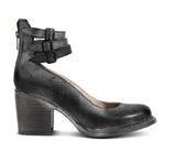 After The New 2025 Zipper Coarse Heel High Heel And Shallow Buckle Women's Single Shoes HZ0115