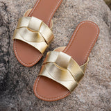 Large-Size Cool Slippers Women 2025 Summer New Fashion Women's Flat-Bottom Slippers African Slippers HZ0115