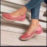 2025 Women's Summer Sandals Bag Head Hollow Large Flat-Soled Sandals Hollow Sandals Hollow Breathable Women's Shoes HZ0115