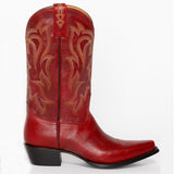 Autumn And Winter New Boots Sharp Head Embroidery In The Coarse And Ladies Large Size Sleeve Western Boots HZ0115