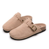 Large-Size Boken Baotou Half Dragged A Foot Pedaled Sandals Women Wear Round Head Half-Dragging Shoes HZ0115