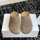 Spring And Autumn 2025 New Birkenish Shoes Women Thick Soles Row One Foot Lazy Boken Bag Half Slippers Female HZ0115