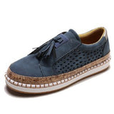 2025 Ms. Casual Flat-Soled Single-Shoe Large-Size Round Head Pedaled Shoes Tuxedry Single Shoes HZ0115