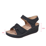 2025 New Large-Size Lady Slope And Thick-Soled Sandals Fish Mouth With Casual Sandals HZ0115