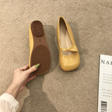 Mori's Round Head Late Wind Literature Soft-Soled Single-Shoe Women 2025 Fairy Vintage Bow Bean Bean Shoes Women's Summer HZ0115