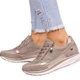 Large-Size 2025 New Spring And Autumn Single Shoes Women's Fashion In The UK High Shoes Women's Casual Women's Shoes HZ0115
