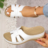 Lightweight Polyurethane Sole Slippers Women's 2025 Summer New Large-Size Women's Cool Drag Slopes And Women's Shoes HZ0115