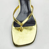 ZA Spring New 2025 French Head High Heel Women's Shoes Black Characters Open After The Toe And Fashion Cool HZ0115