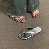 Fashion Ins Flat-Bottomed Flip-Flops Women's Summer Wear Leopard-Print Cold Slippers Seaside Pins Women's Shoes HZ0115