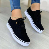 Large-Size 2025 Spring And Summer New Lace Single Shoes Comfortable Casual Women's Shoes Round Head Flat Solid Single Shoes Women HZ0115
